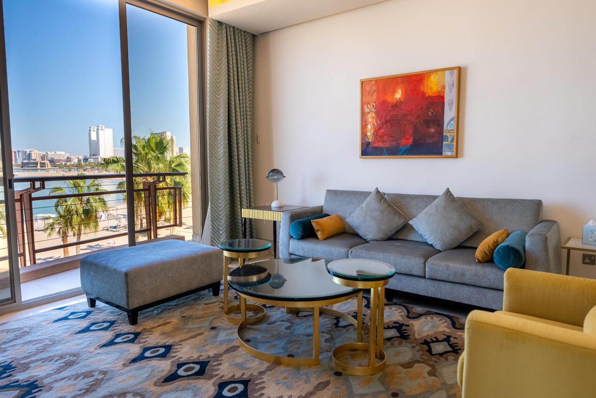 Marina Hotel Kuwait City Exterior photo A living room at the hotel